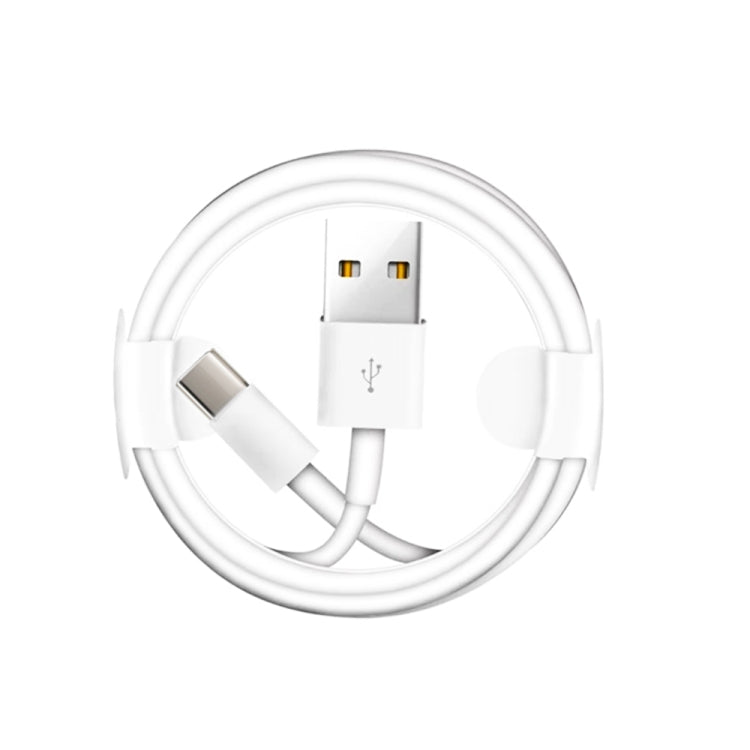 XJ-021 2A USB Male to USB-C / Type-C Male Interface Charge Cable, Length: 1m