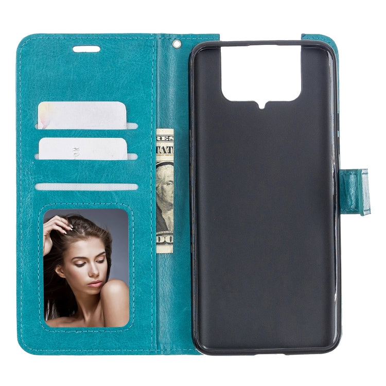 For Asus Zenfone 7 ZS670KS Crazy Horse Texture Horizontal Flip Leather Case with Holder & Card Slots & Wallet & Photo Frame