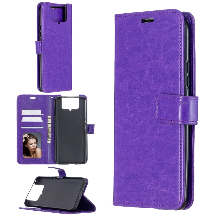 For Asus Zenfone 7 ZS670KS Crazy Horse Texture Horizontal Flip Leather Case with Holder & Card Slots & Wallet & Photo Frame