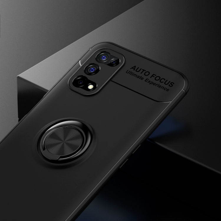 For OPPO Realme 7 Pro Metal Ring Holder 360 Degree Rotating TPU Case