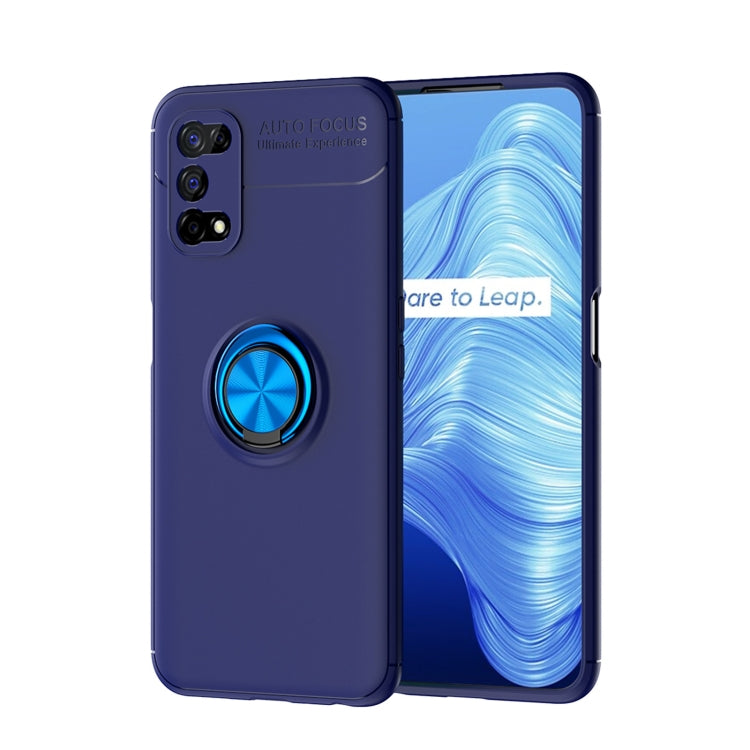 For OPPO Realme 7 Pro Metal Ring Holder 360 Degree Rotating TPU Case