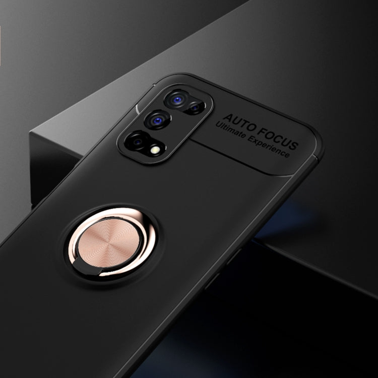 For OPPO Realme 7 Pro Metal Ring Holder 360 Degree Rotating TPU Case