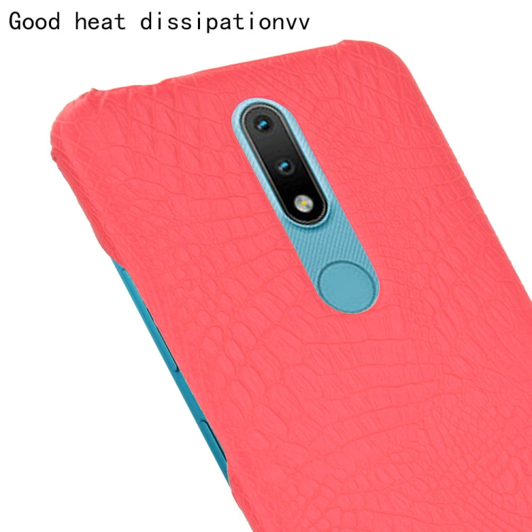 For Nokia 2.4 Shockproof Crocodile Texture PC + PU Case