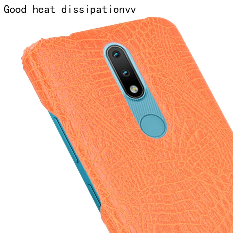 For Nokia 2.4 Shockproof Crocodile Texture PC + PU Case