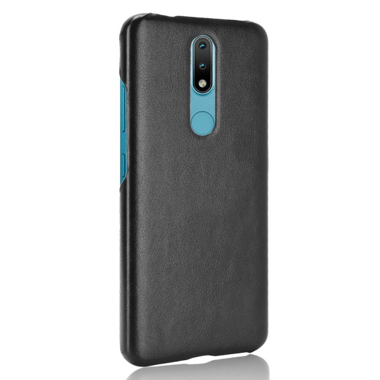 For Nokia 2.4 Shockproof Litchi Texture PC + PU Case