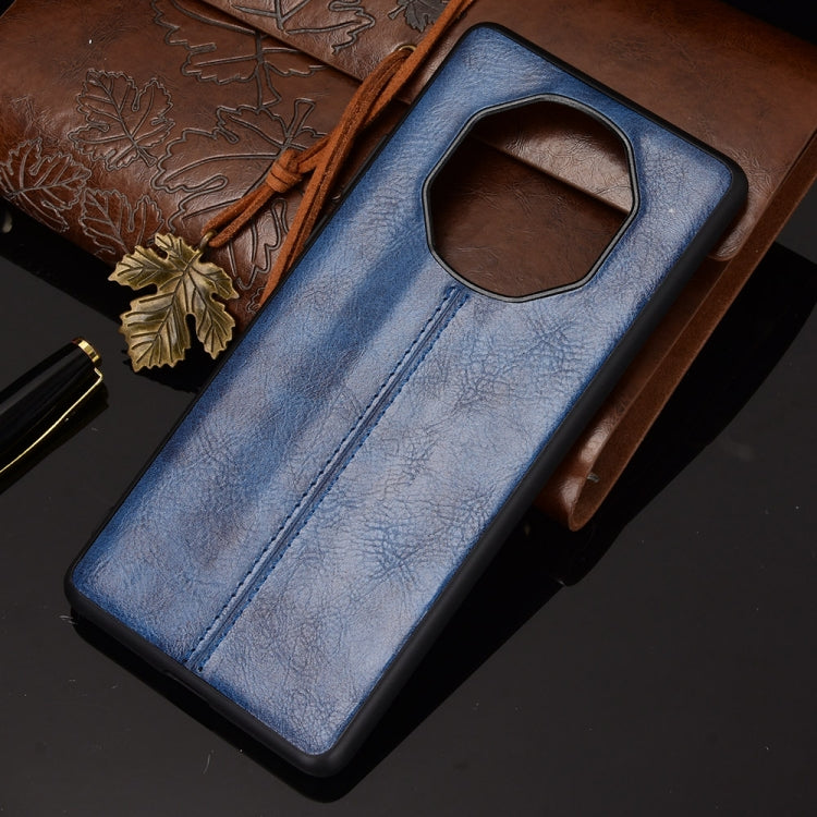 For Huawei Mate 40 RS Porsche Design Shockproof Sewing Cow Pattern Skin PC + PU + TPU Case