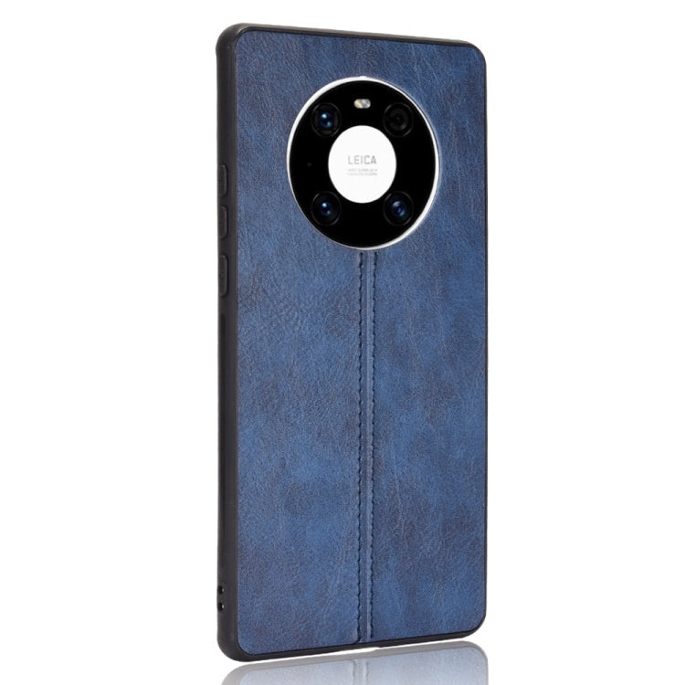 For Huawei Mate 40 Shockproof Sewing Cow Pattern Skin PC + PU + TPU Case