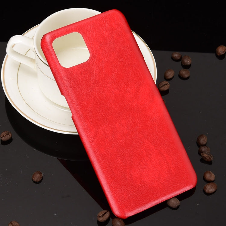 For OPPO Reno4 SE Shockproof Litchi Texture PC + PU Case