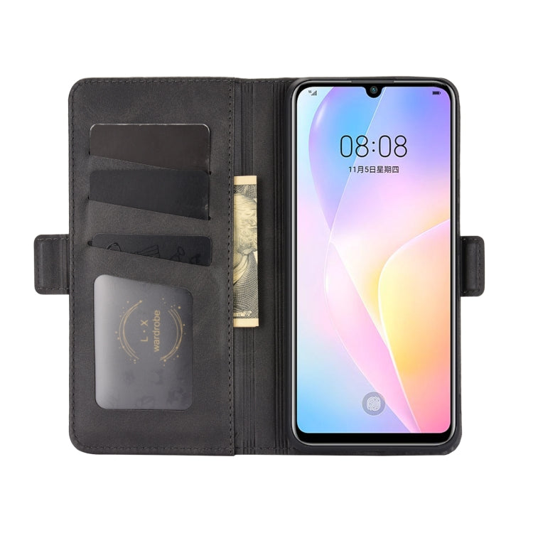 For Huawei nova 8 SE Dual-side Magnetic Buckle Horizontal Flip Leather Case with Holder & Card Slots & Wallet