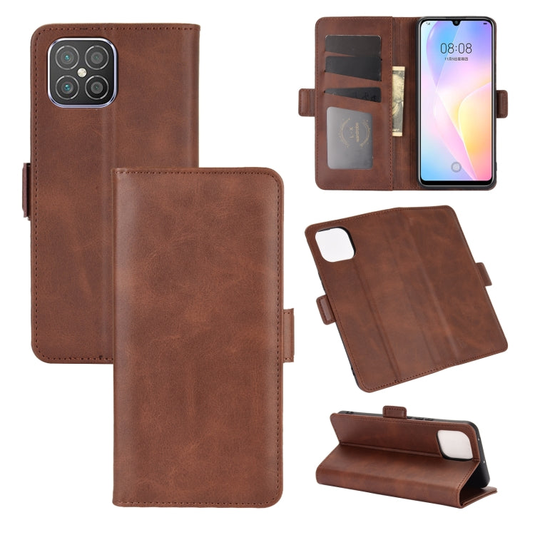 For Huawei nova 8 SE Dual-side Magnetic Buckle Horizontal Flip Leather Case with Holder & Card Slots & Wallet