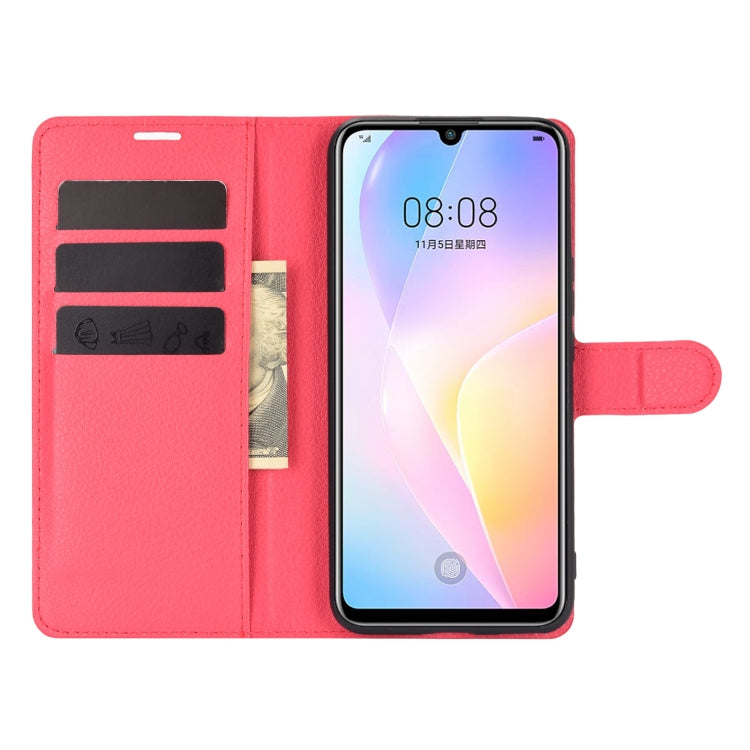 For Huawei nova 8 SE Litchi Texture Horizontal Flip Protective Case with Holder & Card Slots & Wallet