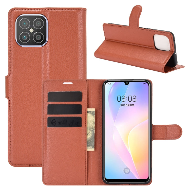 For Huawei nova 8 SE Litchi Texture Horizontal Flip Protective Case with Holder & Card Slots & Wallet