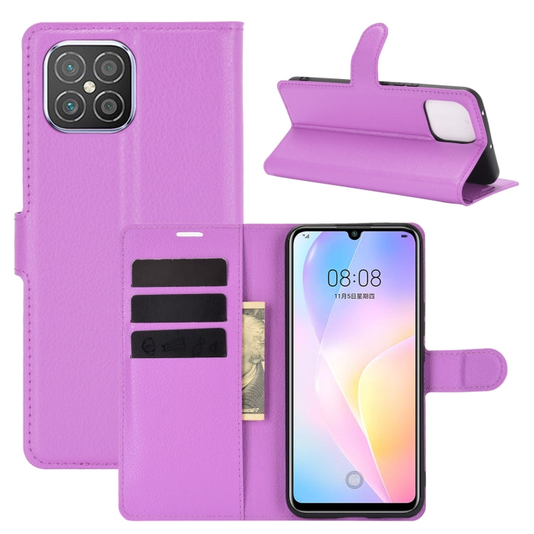 For Huawei nova 8 SE Litchi Texture Horizontal Flip Protective Case with Holder & Card Slots & Wallet