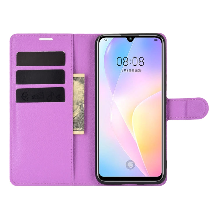 For Huawei nova 8 SE Litchi Texture Horizontal Flip Protective Case with Holder & Card Slots & Wallet