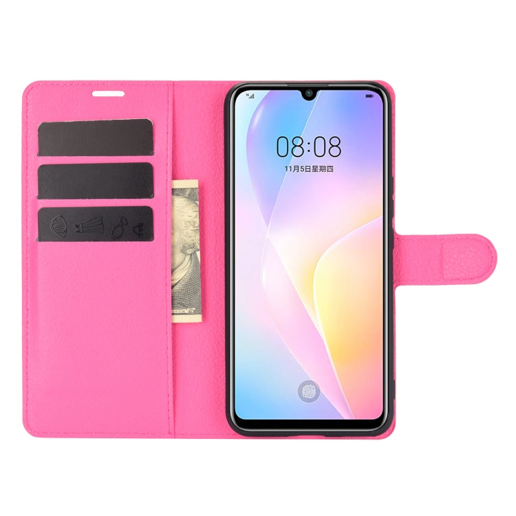 For Huawei nova 8 SE Litchi Texture Horizontal Flip Protective Case with Holder & Card Slots & Wallet