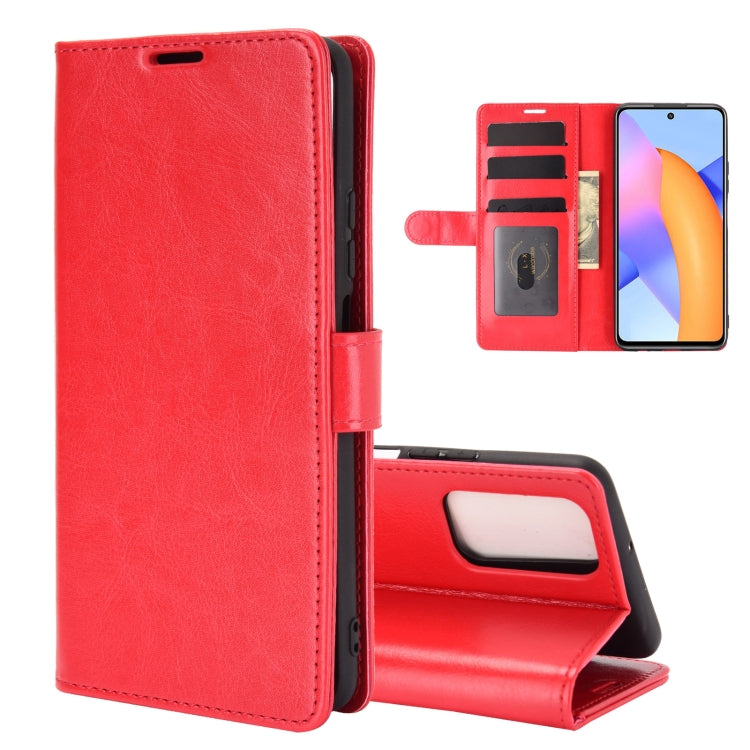 For Huawei Honor 10X Lite R64 Texture Single Horizontal Flip Leather Case with Holder & Card Slots & Wallet& Photo Frame