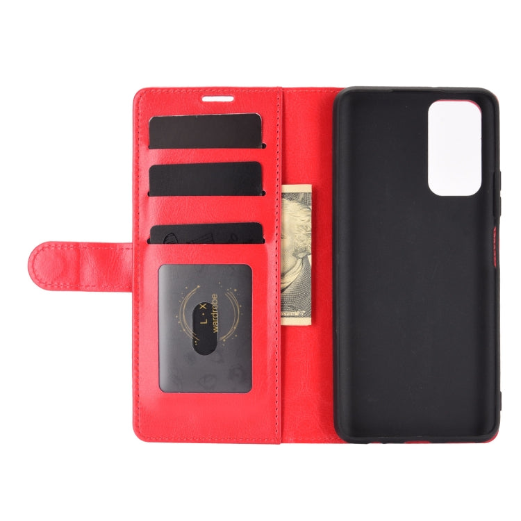 For Huawei Honor 10X Lite R64 Texture Single Horizontal Flip Leather Case with Holder & Card Slots & Wallet& Photo Frame