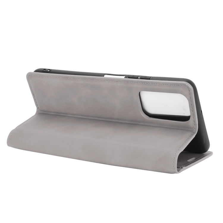 For Huawei Honor 10X Lite Retro-skin Business Magnetic Suction Leather Case with Holder & Card Slots & Wallet