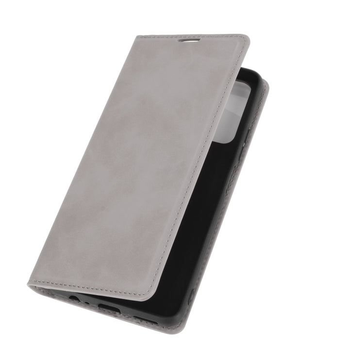 For Huawei Honor 10X Lite Retro-skin Business Magnetic Suction Leather Case with Holder & Card Slots & Wallet