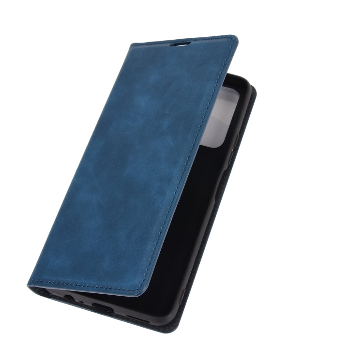 For Huawei Honor 10X Lite Retro-skin Business Magnetic Suction Leather Case with Holder & Card Slots & Wallet