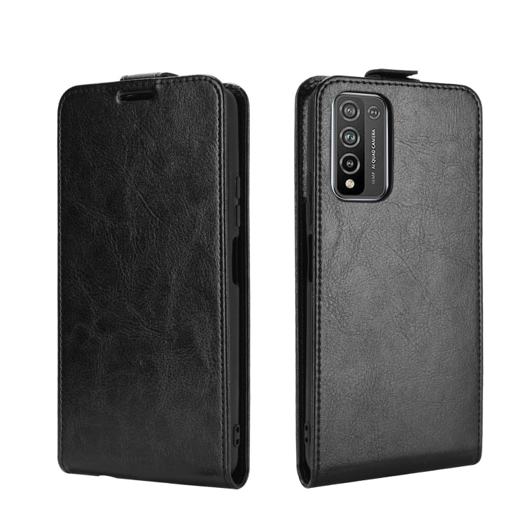 For Huawei Honor 10X Lite R64 Texture Single Vertical Flip Leather Case with Card Slots & Photo Frame