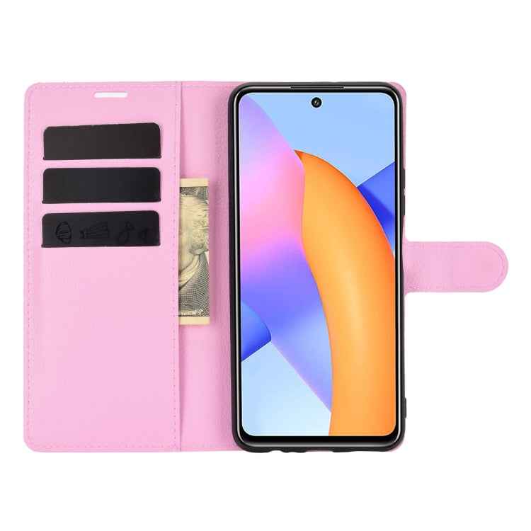 For Huawei Honor 10X Lite Litchi Texture Horizontal Flip Protective Case with Holder & Card Slots & Wallet