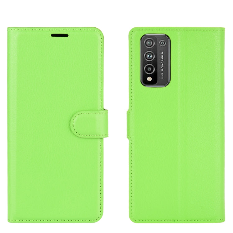 For Huawei Honor 10X Lite Litchi Texture Horizontal Flip Protective Case with Holder & Card Slots & Wallet