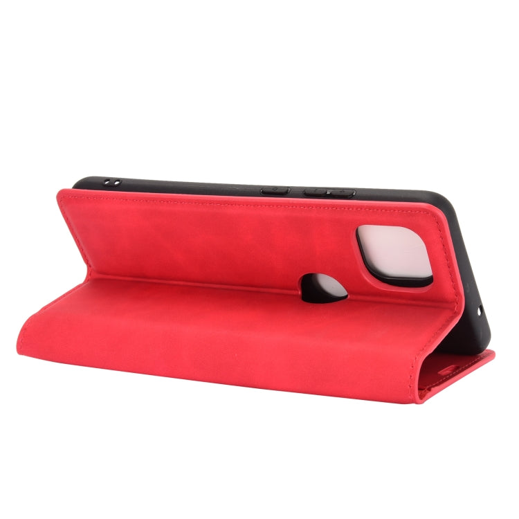 For Motorola Moto G 5G Retro-skin Business Magnetic Suction Leather Case with Holder & Card Slots & Wallet