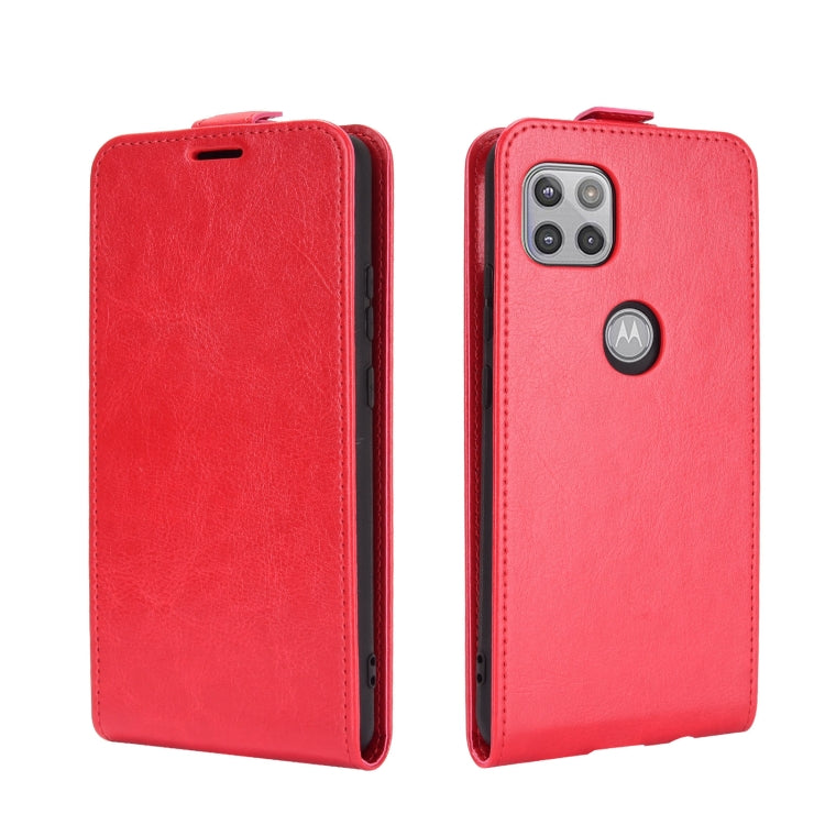 For Motorola Moto G 5G R64 Texture Single Vertical Flip Leather Protective Case with Card Slots & Photo Frame