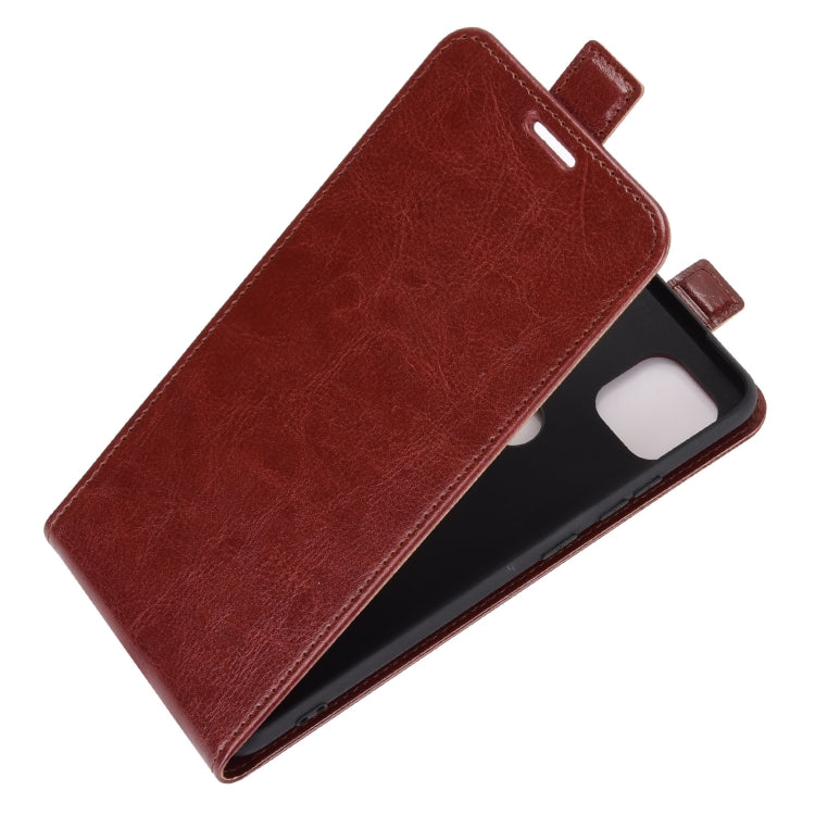 For Motorola Moto G 5G R64 Texture Single Vertical Flip Leather Protective Case with Card Slots & Photo Frame