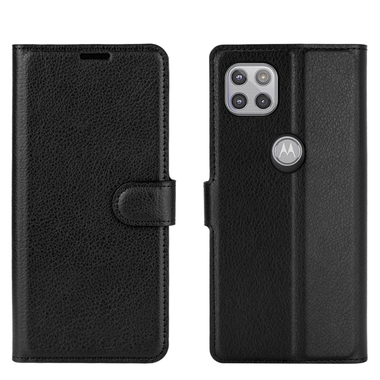 For Motorola Moto G 5G Litchi Texture Horizontal Flip Protective Case with Holder & Card Slots & Wallet