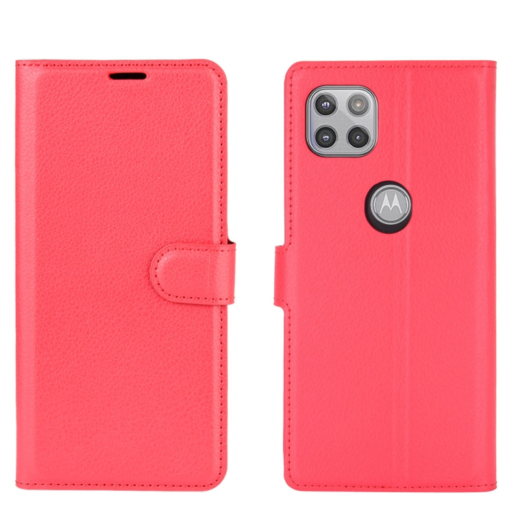 For Motorola Moto G 5G Litchi Texture Horizontal Flip Protective Case with Holder & Card Slots & Wallet