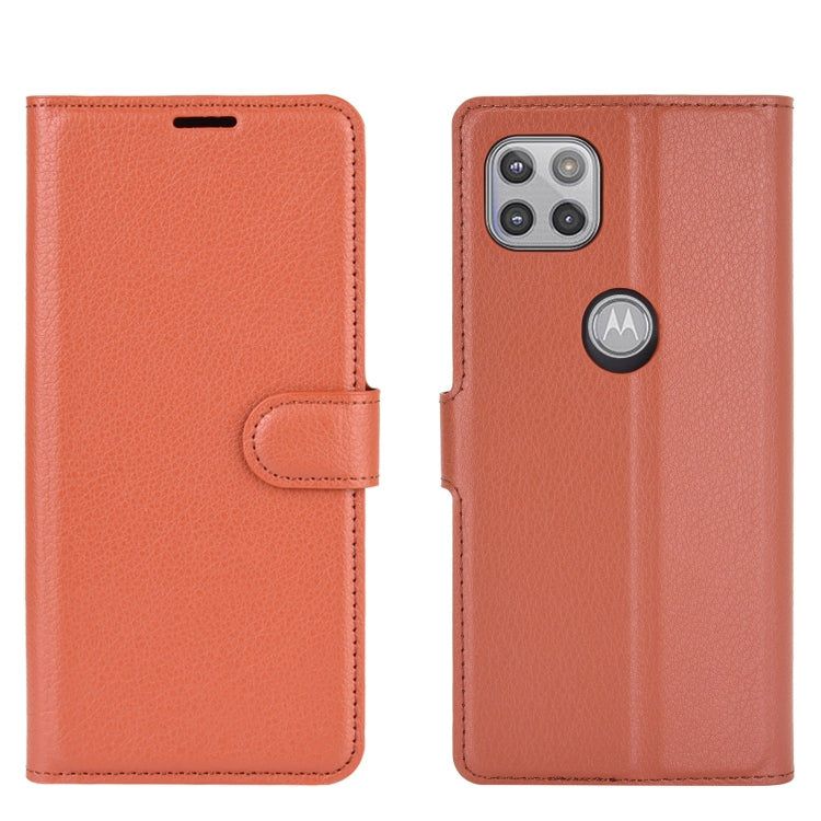 For Motorola Moto G 5G Litchi Texture Horizontal Flip Protective Case with Holder & Card Slots & Wallet