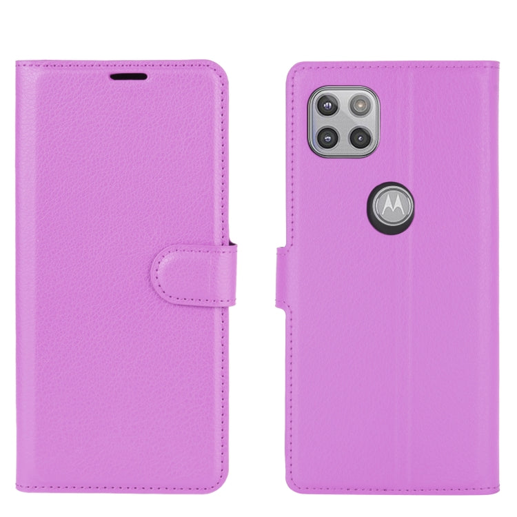 For Motorola Moto G 5G Litchi Texture Horizontal Flip Protective Case with Holder & Card Slots & Wallet