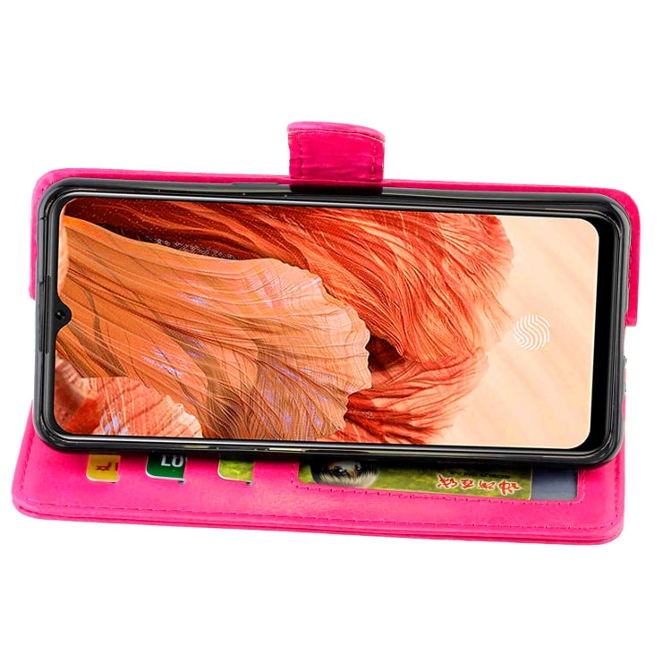 For OPPO F17 / A73 (2020) 4G Crazy Horse Texture Leather Horizontal Flip Protective Case with Holder & Card Slots & Wallet & Photo Frame