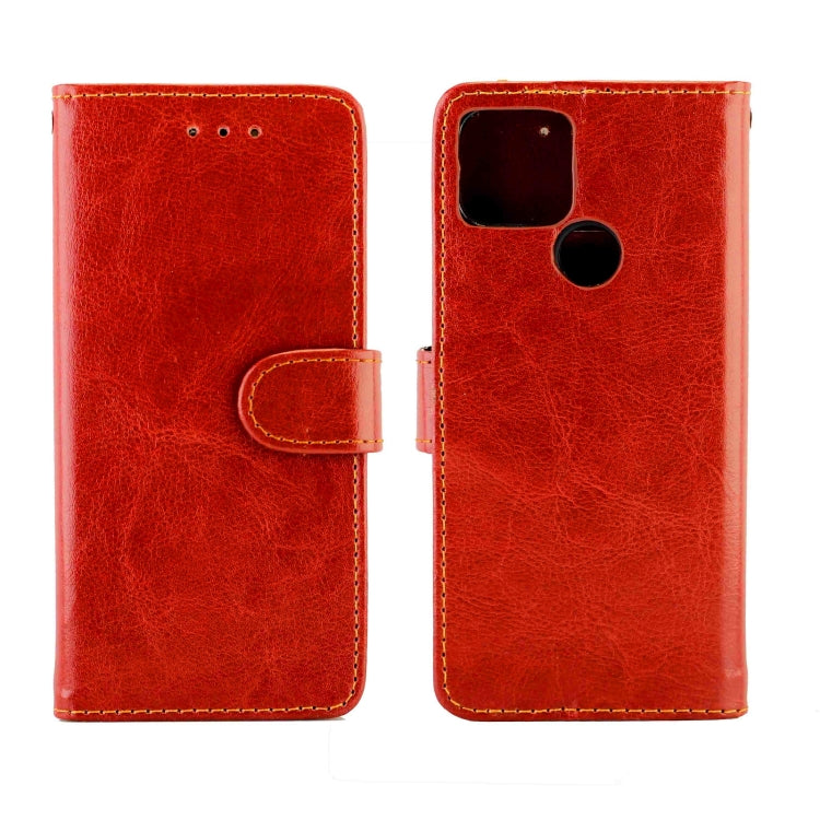 For Google Pixel 4a 5G Crazy Horse Texture Leather Horizontal Flip Protective Case with Holder & Card Slots & Wallet & Photo Frame