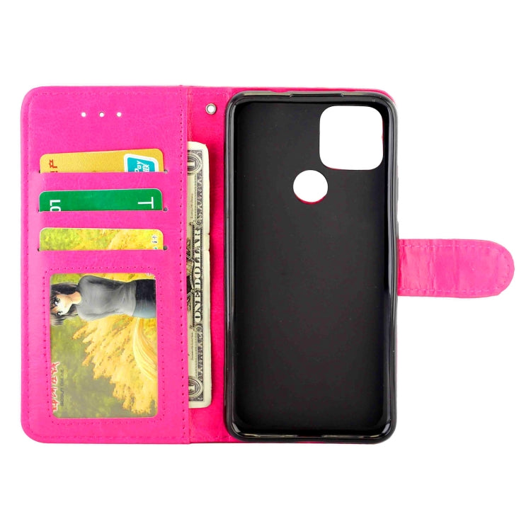 For Google Pixel 4a 5G Crazy Horse Texture Leather Horizontal Flip Protective Case with Holder & Card Slots & Wallet & Photo Frame