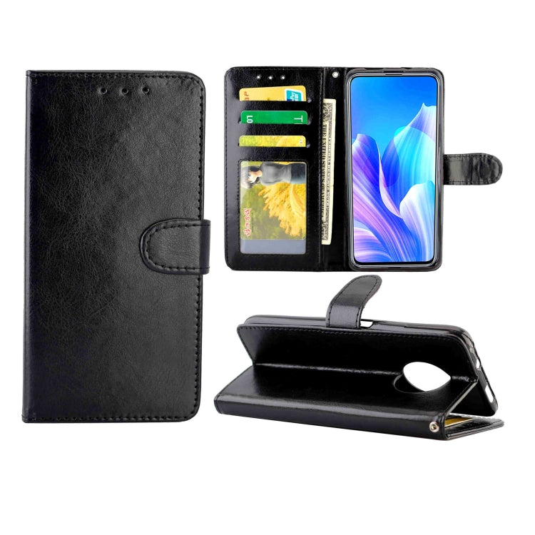 For Huawei Enjoy 20 Plus 5G Crazy Horse Texture Leather Horizontal Flip Protective Case with Holder & Card Slots & Wallet & Photo Frame