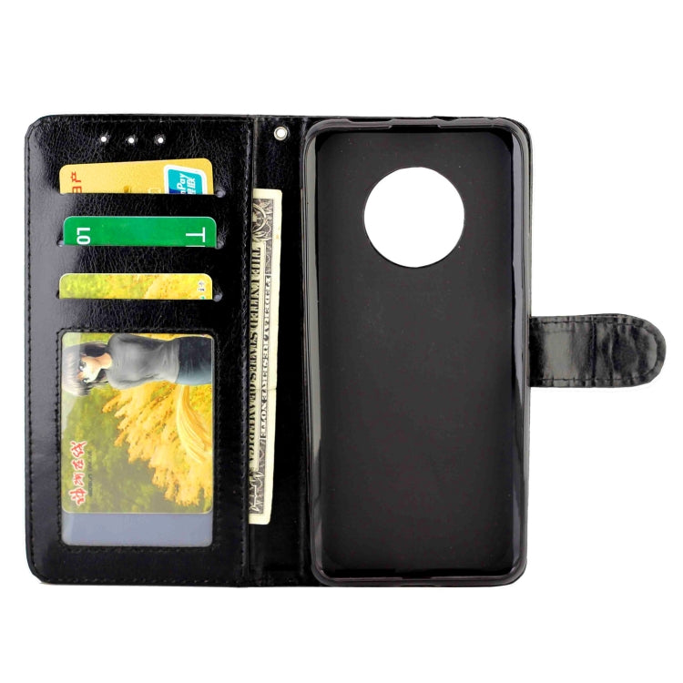 For Huawei Enjoy 20 Plus 5G Crazy Horse Texture Leather Horizontal Flip Protective Case with Holder & Card Slots & Wallet & Photo Frame