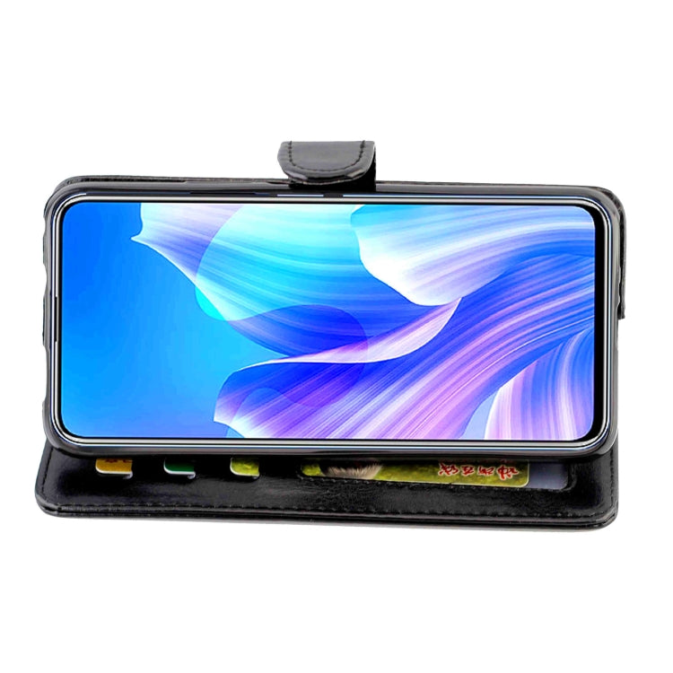 For Huawei Enjoy 20 Plus 5G Crazy Horse Texture Leather Horizontal Flip Protective Case with Holder & Card Slots & Wallet & Photo Frame