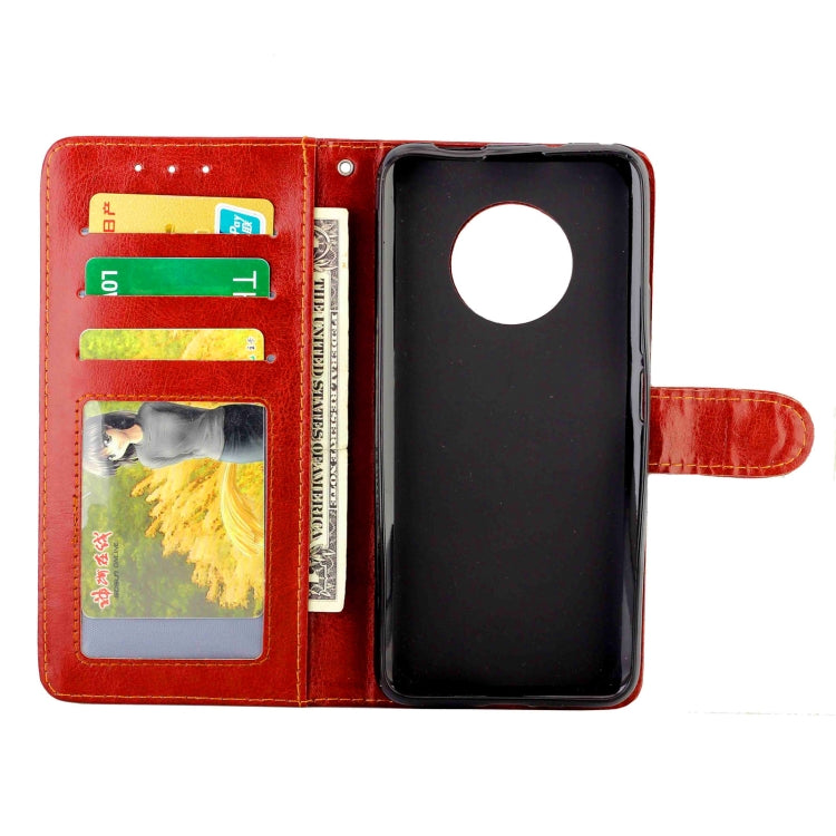 For Huawei Enjoy 20 Plus 5G Crazy Horse Texture Leather Horizontal Flip Protective Case with Holder & Card Slots & Wallet & Photo Frame