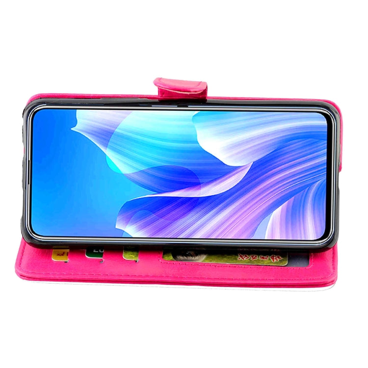 For Huawei Enjoy 20 Plus 5G Crazy Horse Texture Leather Horizontal Flip Protective Case with Holder & Card Slots & Wallet & Photo Frame