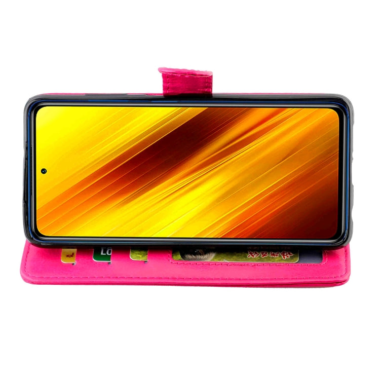 For Xiaomi Poco X3 NFC Crazy Horse Texture Leather Horizontal Flip Protective Case with Holder & Card Slots & Wallet & Photo Frame