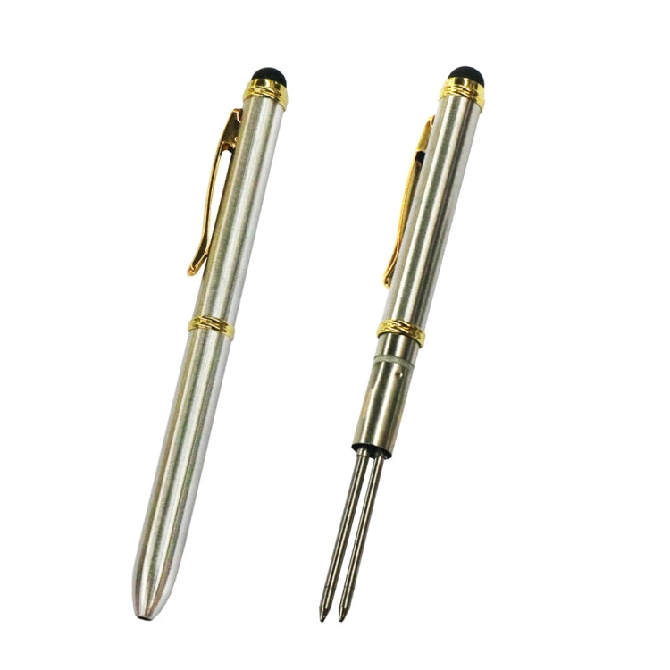 AT-13 Mobile Phone Touch Screen Handwriting Dual-purpose Pen with Black and Red Dual Core