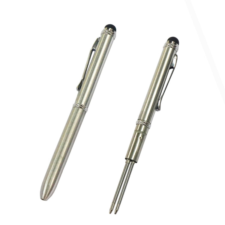 AT-13 Mobile Phone Touch Screen Handwriting Dual-purpose Pen with Black and Red Dual Core