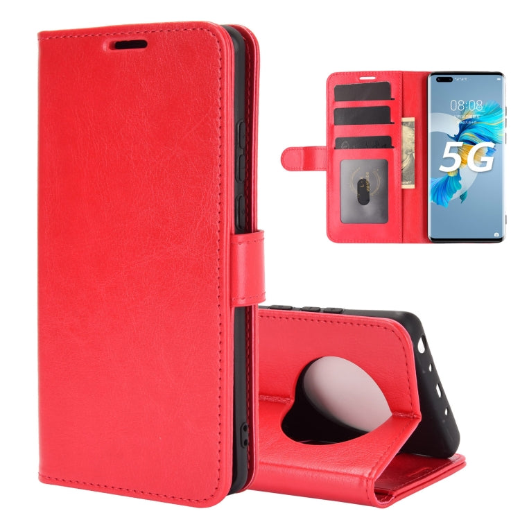For Huawei Mate 40 Pro+ R64 Texture Single Horizontal Flip Leather Case with Holder & Card Slots & Wallet& Photo Frame