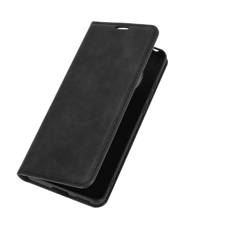 For Huawei Mate 40 Pro+ Retro-skin Business Magnetic Suction Leather Case with Holder & Card Slots & Wallet