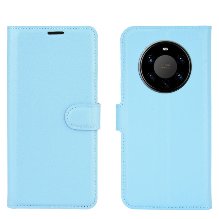 For Huawei Mate 40 Pro+ Litchi Texture Horizontal Flip Protective Case with Holder & Card Slots & Wallet