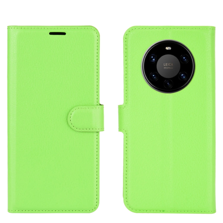 For Huawei Mate 40 Pro+ Litchi Texture Horizontal Flip Protective Case with Holder & Card Slots & Wallet