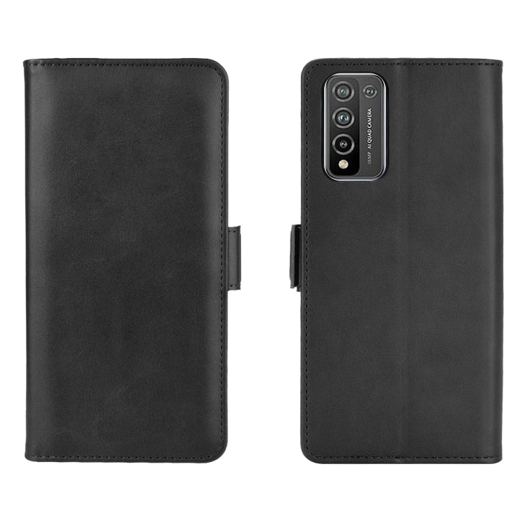 For Huawei Honor 10X Lite Dual-side Magnetic Buckle Horizontal Flip Leather Case with Holder & Card Slots & Wallet
